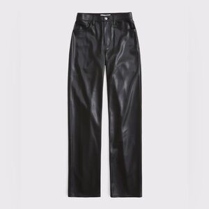 Curve Love Vegan Leather 90s Relaxed Pants